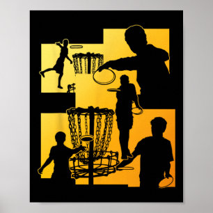 Funny Disc Golf Player Cool Flying Disc Sports Ent Poster