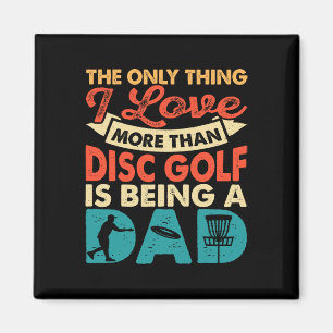 Funny Disc Golf Player Frisbee Birthday Athletic D Magnet