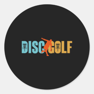 Funny Disc Golf Search And Rescue Stupid Tree Fris Classic Round Sticker