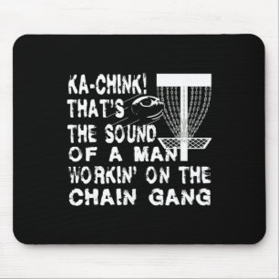 Funny Disc Golf Set Ka-chink Sound Disc Golf Playe Mouse Mat