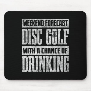Funny Disc Golf Shirt Men Vintage Disc Golfing Bee Mouse Mat