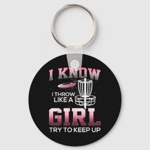 Funny Disc Golf Tee Gifts For Disc Golfers Frisbee Key Ring