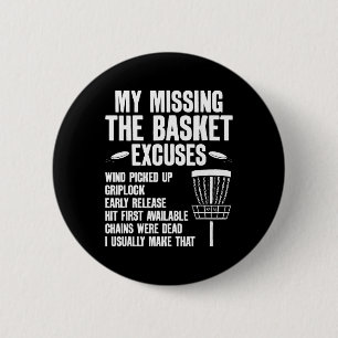 Funny Disc Golf Tree Magnet _1 6 Cm Round Badge