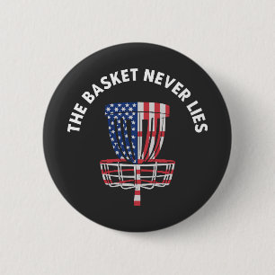 Funny Disc Golf Ultimate Frisbee Lover 6 Cm Round Badge