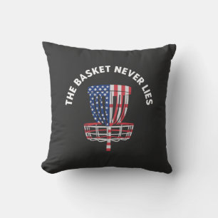 Funny Disc Golf Ultimate Frisbee Lover Cushion