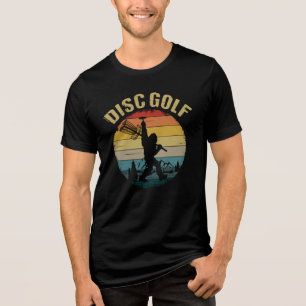 Funny Disc Golf  –  Vintage Bigfoot Tri-Blend Shirt