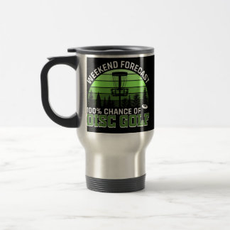 Funny Disc Golfer Disc Golf Pun Gear Disc Golfing Travel Mug