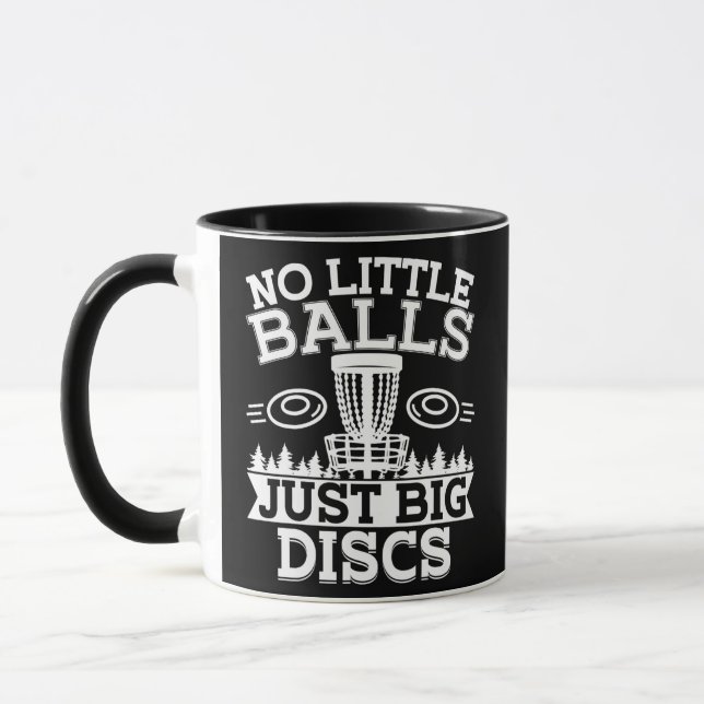 Funny Disc Golfer Disc Golfing Pun Disc Golf Mug (Left)