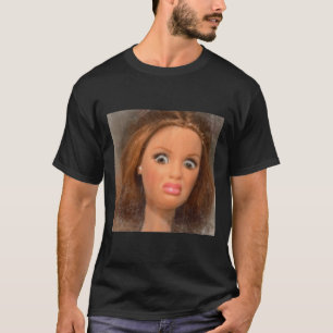 Funny Disgusting Doll Face Meme _1 T-Shirt