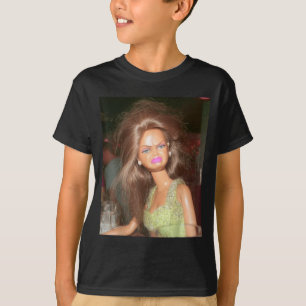 Funny disgusting doll face meme hilarious sarcasti T-Shirt