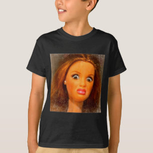 Funny Disgusting Doll Face Meme T-Shirt