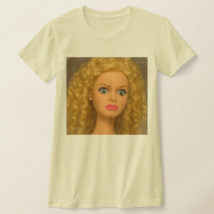 Funny Disgusting Doll face Meme T-Shirt