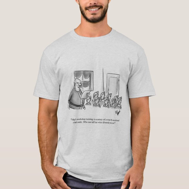 Funny Diversity Humour Tee Shirt (Front)