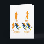 Funny Diving Scuba Diver Apparel Ocean Lover Dive Card<br><div class="desc">The Scuba Diver Apparel Funny Diving Ocean Lover Gift Dive Instructor! For funny scuba diving gifts,  scuba diving accessories,  ocean lover gift ideas,  scuba diver outfit and marine biologist gifts! A dive safari,  diving holiday,  scuba gear,  commercial diver gear or scuba diver accessories!</div>