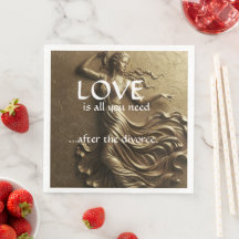 Funny Divorce Decor for Women Luxury Gold