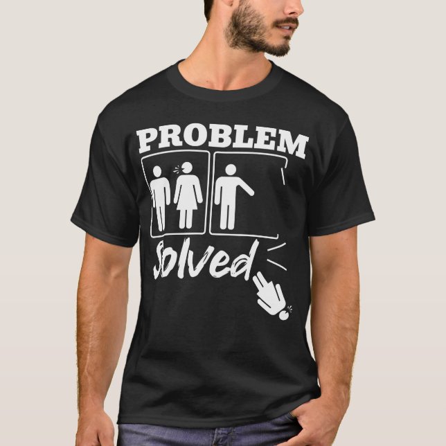 Funny Divorce  Ex Wife Humour Divorcee T-Shirt (Front)