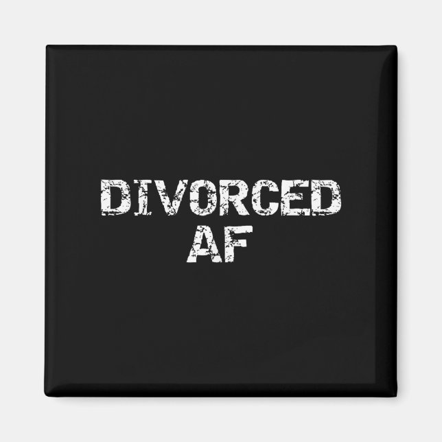 Funny Divorce Gag Gift For Men Happy Celebration D Magnet (Front)