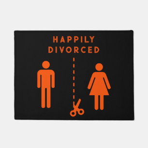 Funny Divorce Gift Door Mat