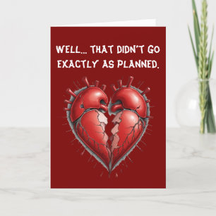 funny Divorce Humour for a Fresh Start Thank You Card