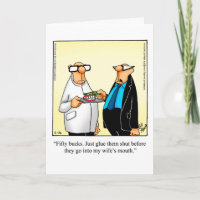 Funny Divorce Humour Greeting Card