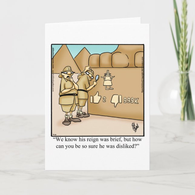 Funny Divorce Humour Greeting Card For Her (Front)