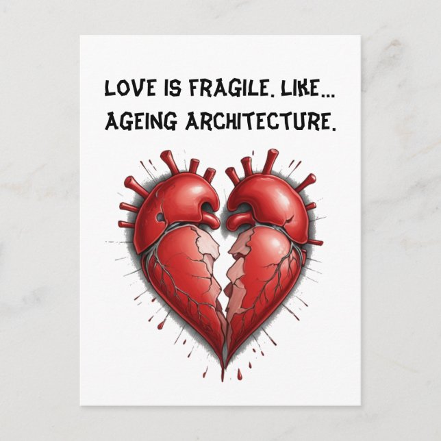 funny Divorce Humour  Postcard (Front)