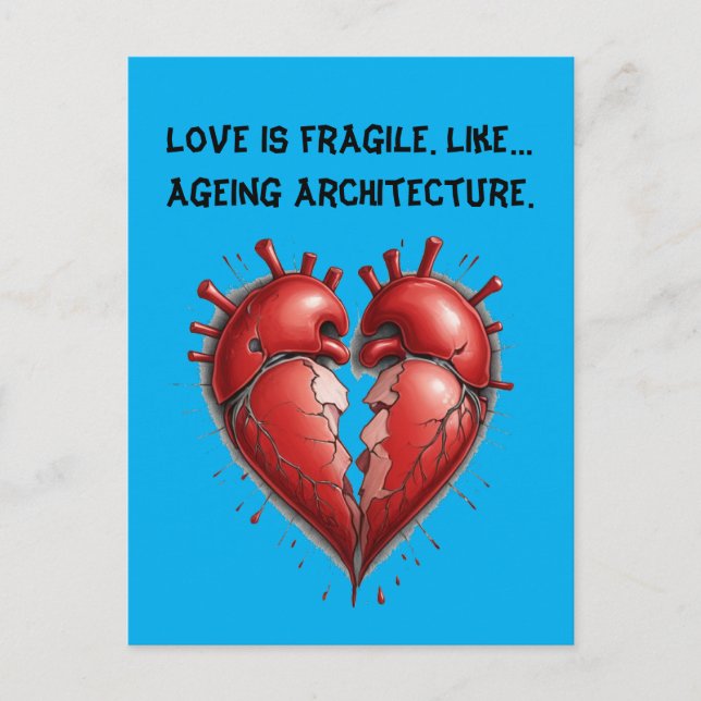funny Divorce Humour  Postcard (Front)