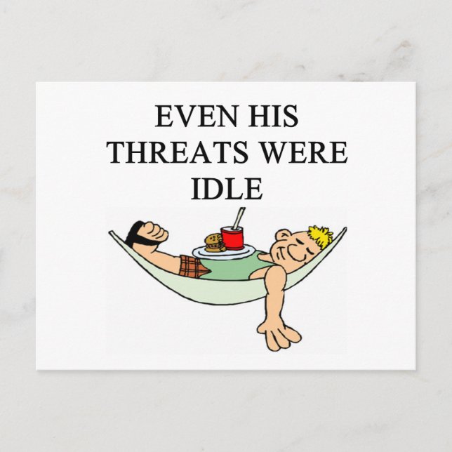 funny divorce joke postcard (Front)
