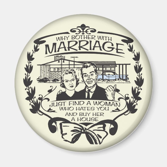 Funny Divorce Magnet (Front)
