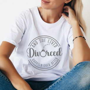 Funny Divorce Party T-shirt For Her