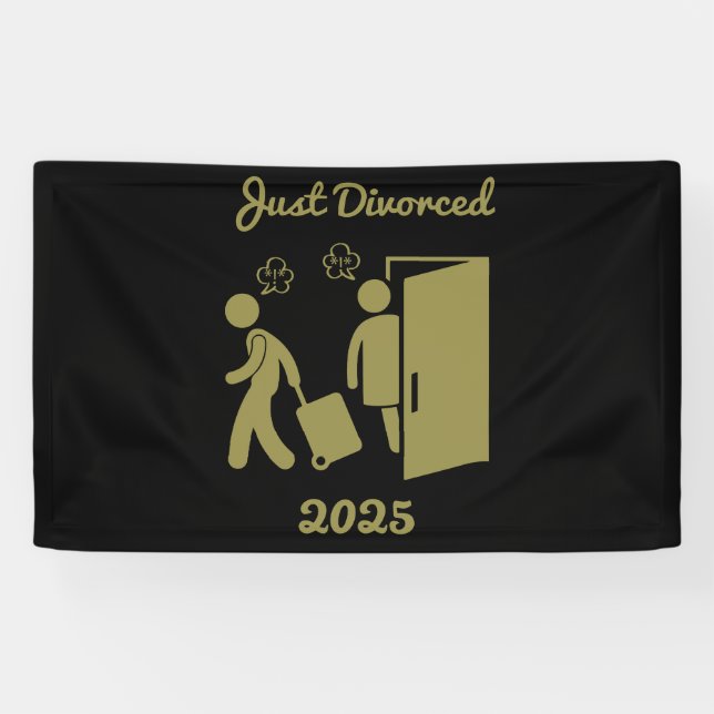 Funny Divorce Sympathy Gifts  Banner (Horizontal)