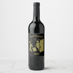 Funny Divorce Sympathy Gifts  Wine Label