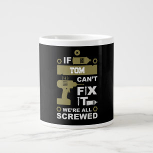 Funny DIY Fix It Repair Large Coffee Mug