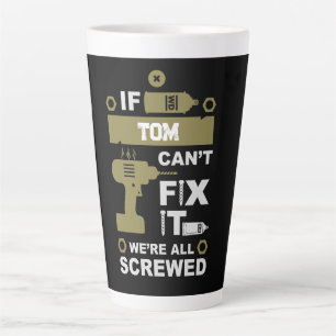 Funny DIY Fix It Repair Latte Mug