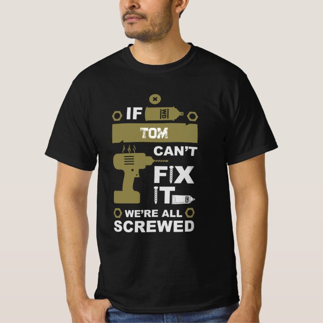 Funny DIY Fix It Repair T-Shirt (Front)