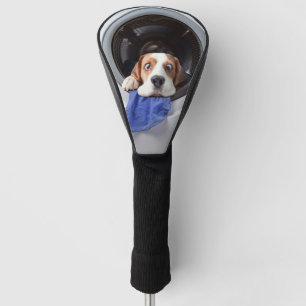 Funny dizzy beagle delicate washing golf head cover