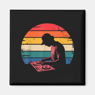 Funny Dj Art Men Women Music Producer Disc Jockey Magnet
