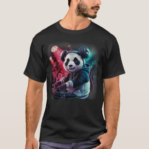 Funny DJ Panda T-Shirt