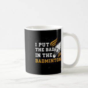 Funny Dminton Shirt Men Women Dminton Player 10  Coffee Mug