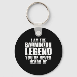 Funny Dminton Shirt Men Women Dminton Player 3  Key Ring
