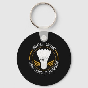 Funny Dminton Shirt Men Women Dminton Player 6 Key Ring