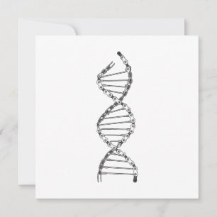 Funny DNA Cycling Bicycle Chain Mountain Bike Love Invitation