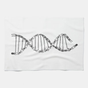Funny DNA Cycling Bicycle Chain Mountain Bike Love Tea Towel