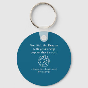 Funny Dnd Gift For Role Playing Games Rpg Key Ring