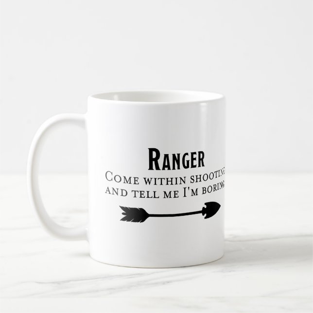 Funny DND Ranger Mug (Left)