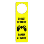 Funny do not disturb door hanger for gaming gamer