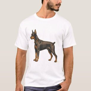 Funny Doberman Dog Bowl T-Shirt