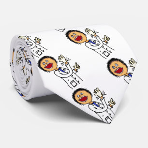 Funny Doctor Cartoon Tie