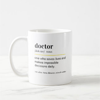 Funny Doctor Definition Gift Coffee Mug