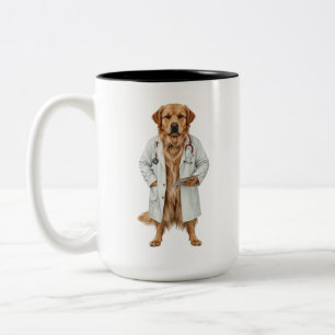 Funny Doctor Dog Coffee Mug   Best Medical Gift